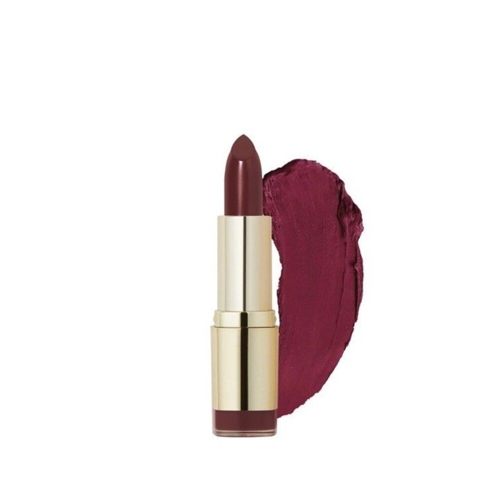 Milani Color Statement Matte Lipstick 73 Matte Love, nicked tip rich plum vampy